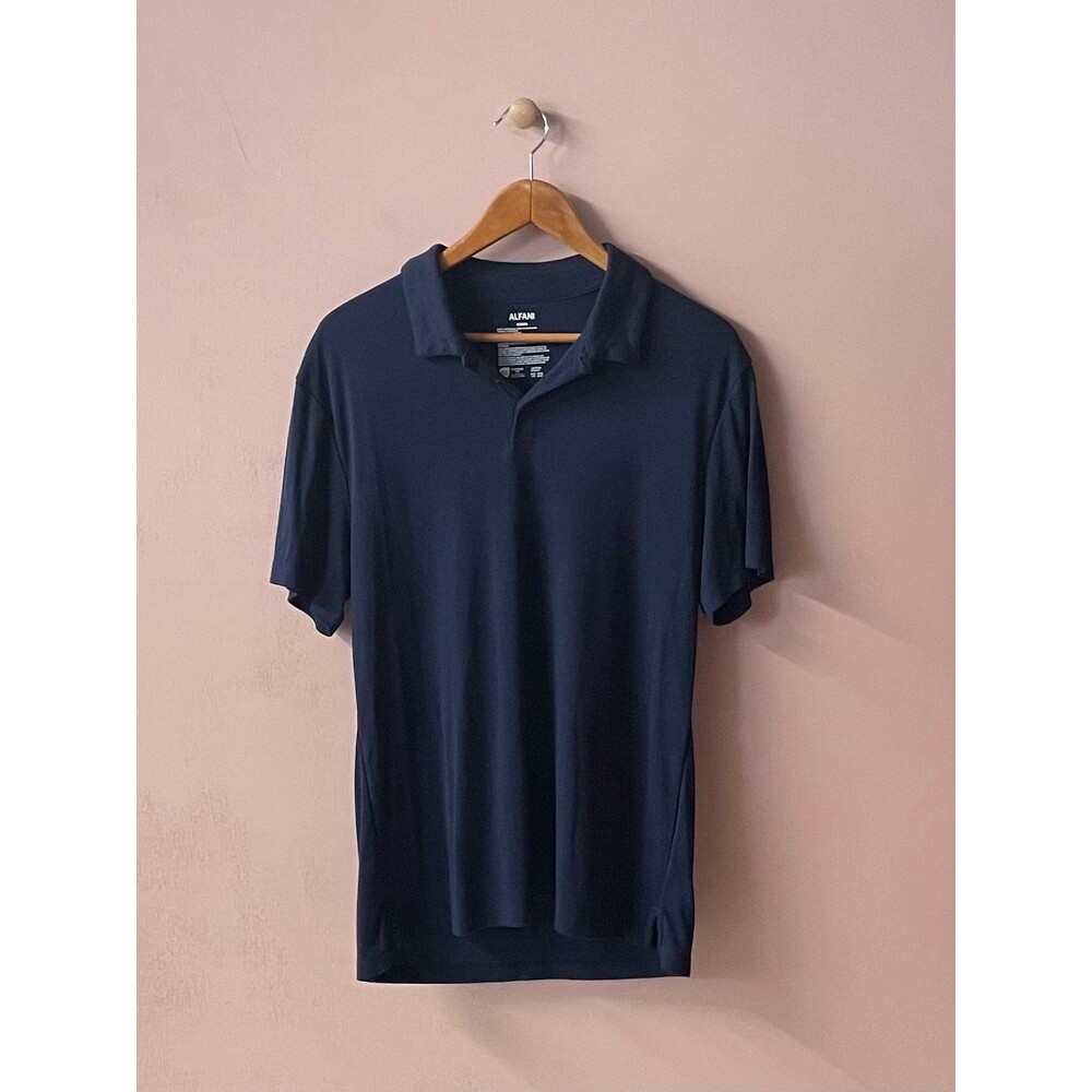 Alfani Men’s Navy Polo Shirt Size M Good Condition